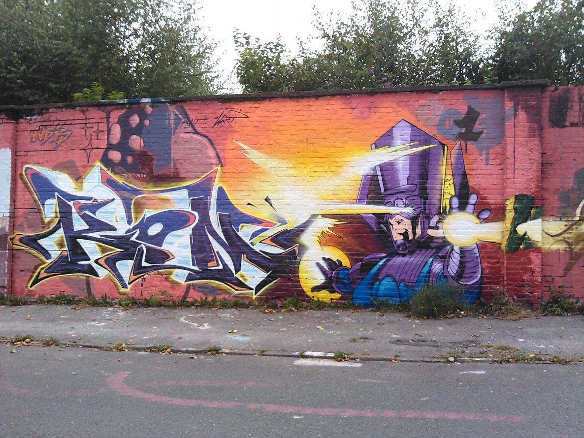 Graffiti Wall in Essen - Photo by PL_PartyZan - Kont, Wert, NSIS (2013)