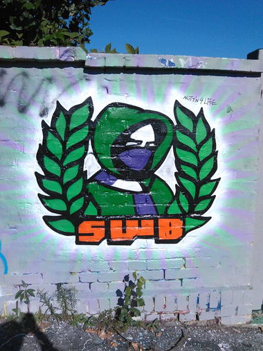 Graffiti Street Art in Essen - Photo by PL_PartyZan - swb, nuttin, 4 (2013)