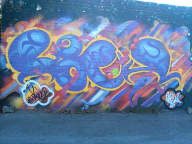 Graffiti Wall in Essen - Photo by PL_PartyZan - colors, Essen, hall (2013)