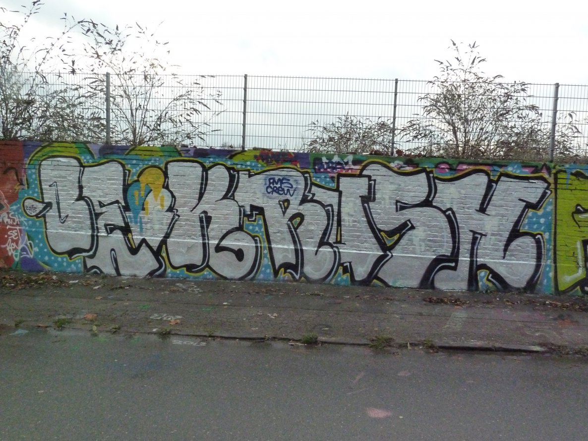 Graffiti Wall in Essen - Photo by PL_PartyZan - hall, of, fame (2013)