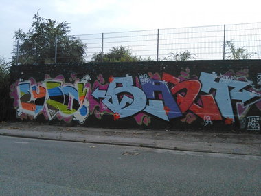 Graffiti Wall in Essen - Photo by PL_PartyZan - bash, king, cva (2013)