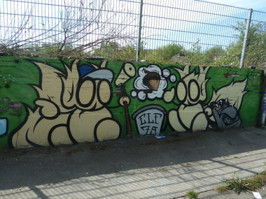 Graffiti Wall in Essen - Photo by PL_PartyZan - Elf, Zollstraße, Essen (2014)
