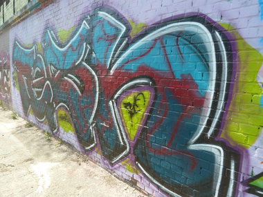 Graffiti Wall in Essen - Photo by PL_PartyZan - Zollstraße, Essen, Germany (2014)