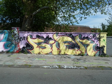 Graffiti Wall in Essen - Photo by PL_PartyZan - essen, hall, of (2014)