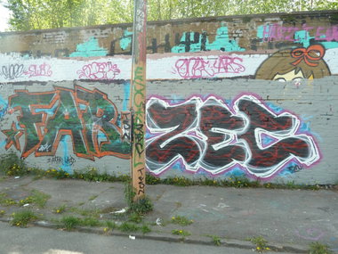 Graffiti Wall in Essen - Photo by PL_PartyZan - far, zec, ruhrgebiet (2014)
