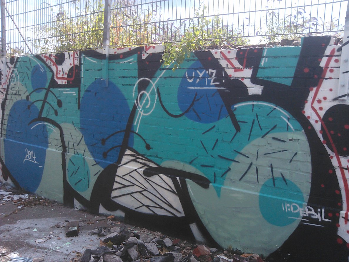Graffiti Wall in Essen - Photo by PL_PartyZan - tv, tvs, tv's (2014)