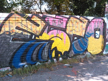 Graffiti Wall in Essen - Photo by PL_PartyZan - esco, essen, hall (2014)