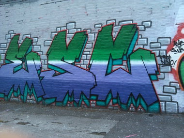 Graffiti Wall in Essen - Photo by PL_PartyZan (2014)