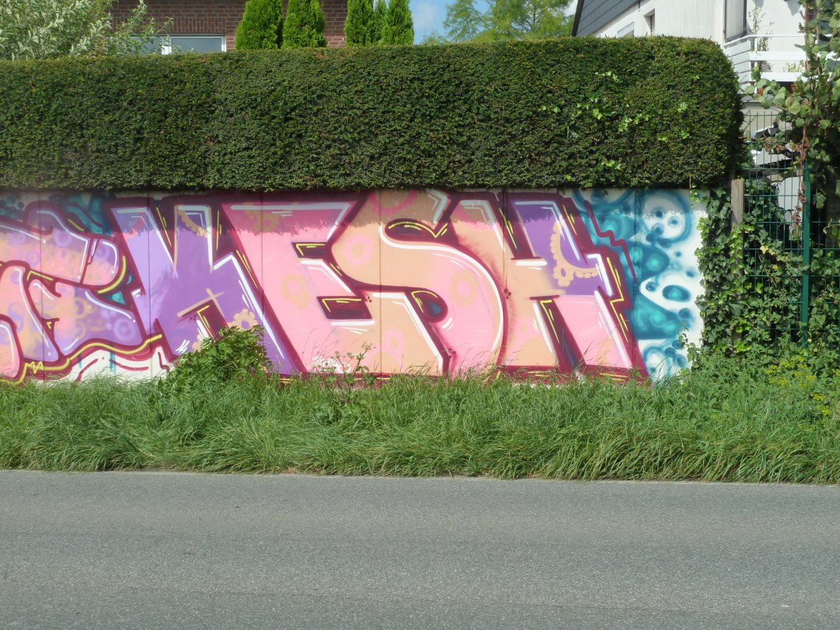 Graffiti Bombing in Mülheim - Photo by PL_PartyZan - beik, rush, FMS (2014)