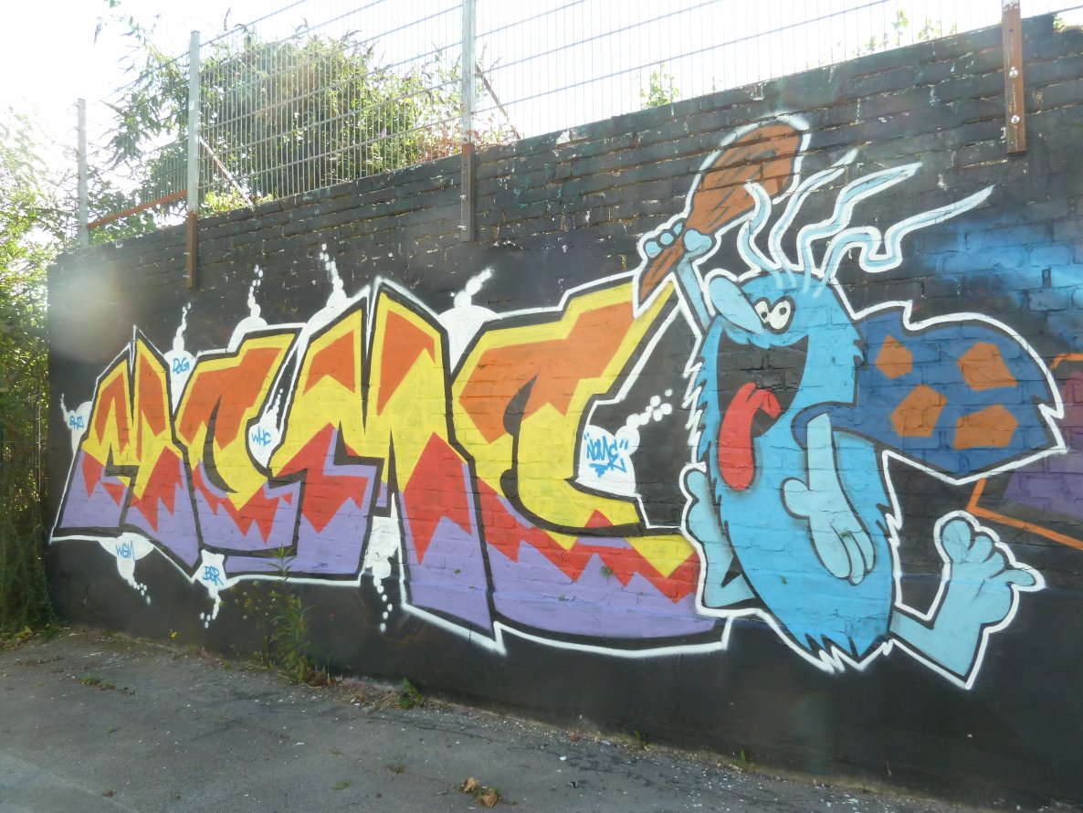 Graffiti Wall in Essen - Photo by PL_PartyZan - dsk, dopie, sins (2014)