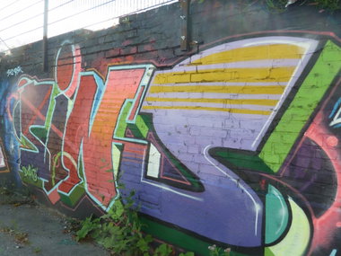 Graffiti Wall in Essen - Photo by PL_PartyZan - dsk, dopie, sins (2014)