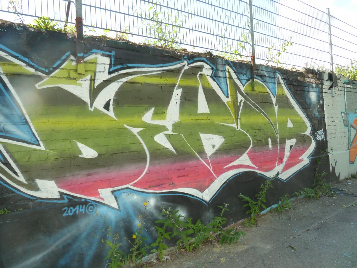 Graffiti Wall in Essen - Photo by PL_PartyZan - dsk, dopie, sins (2014)