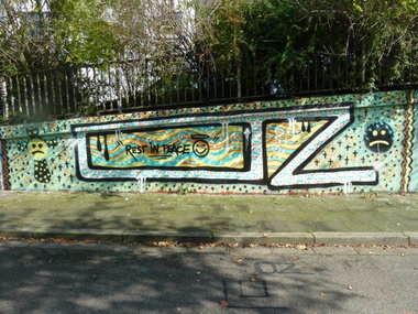 Graffiti Wall in Essen - Photo by PL_PartyZan - rip, king, oz (2014)