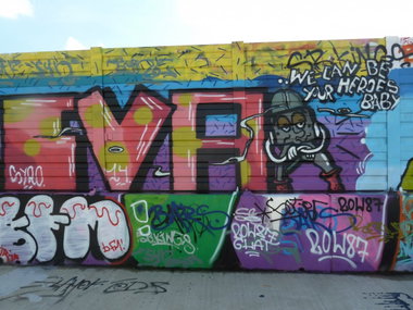 Graffiti Wall in Essen - Photo by PL_PartyZan - cva, syro, 2014 (2014)