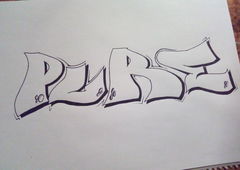 Graffiti Sketch - Photo by PL_PartyZan - pure, love, partizan (2017)
