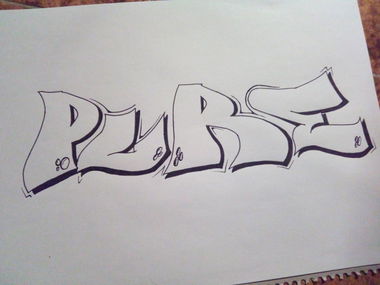 Graffiti Sketch - Photo by PL_PartyZan - pure, love, partizan (2017)