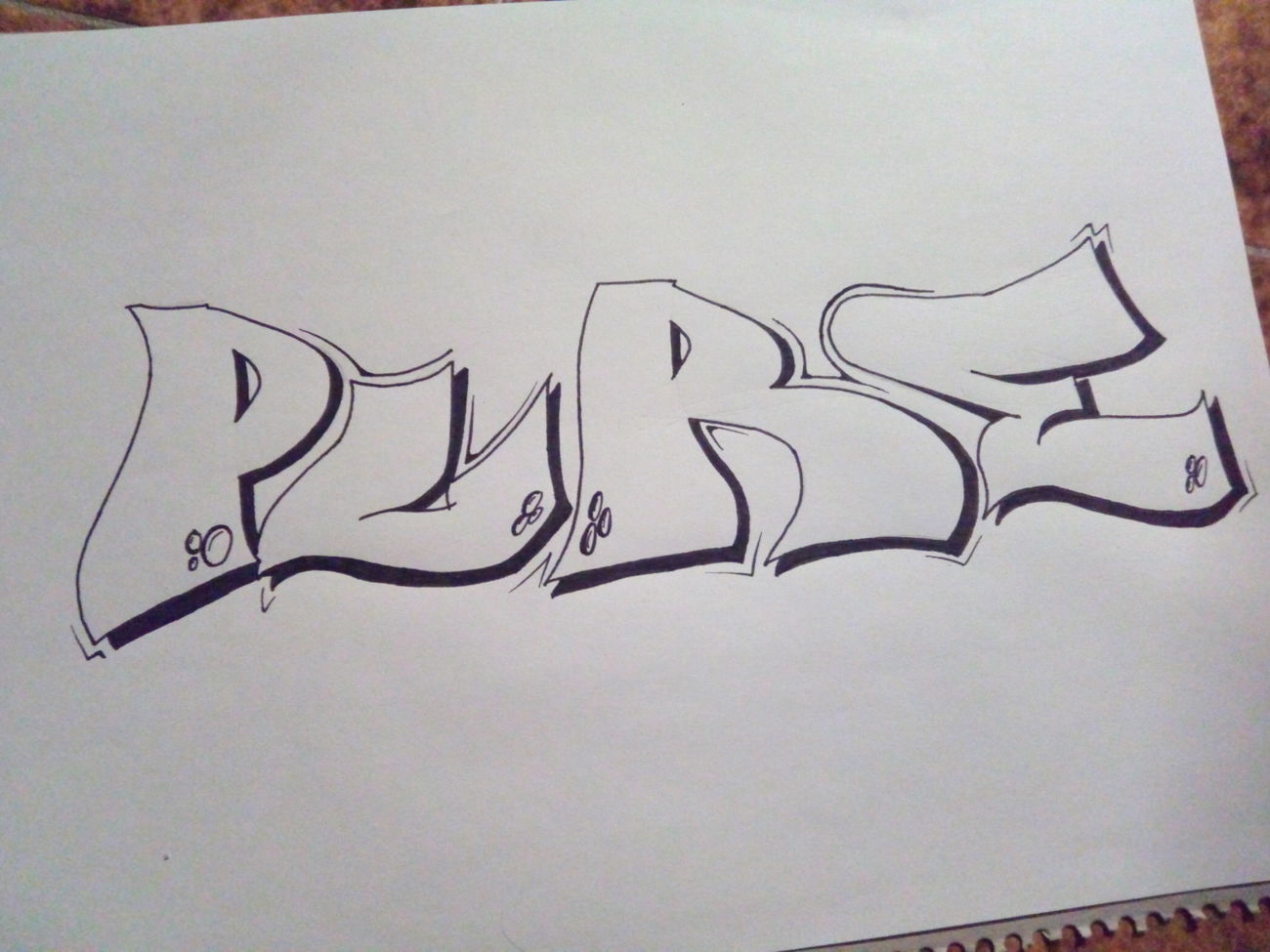 Graffiti Sketch - Photo by PL_PartyZan - pure, love, partizan (2017)