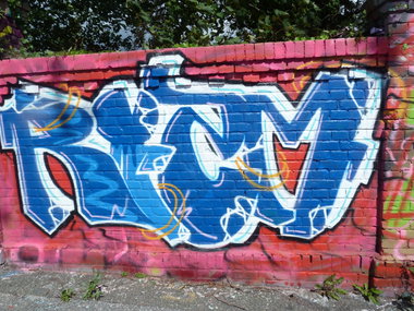 Graffiti Wall in Germany - Photo by PL_PartyZan - rizm, hall, of (2014)