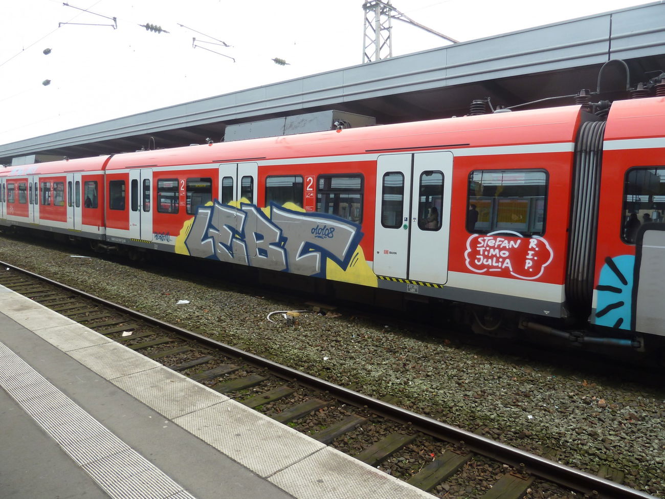 Graffiti Train in Germany - Photo by PL_PartyZan - bash, lebt (2016)