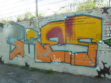 Graffiti Wall in Germany - Photo by PL_PartyZan - bres, 1213, crew (2014)