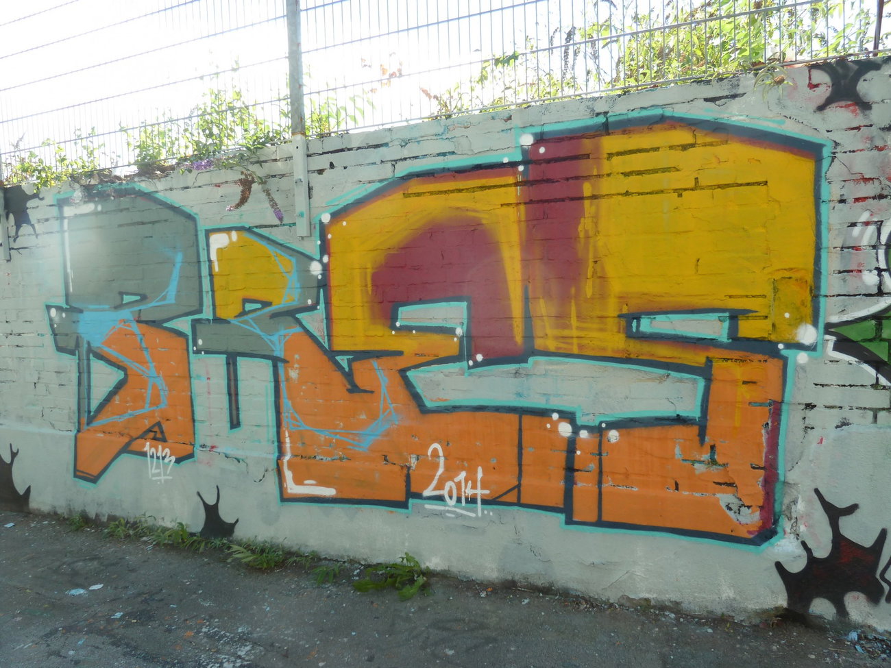 Graffiti Wall in Germany - Photo by PL_PartyZan - bres, 1213, crew (2014)
