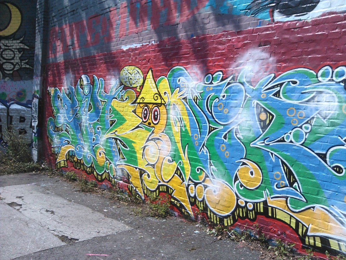 Graffiti Wall in Essen - Photo by PL_PartyZan - syr, oner, one (2014)