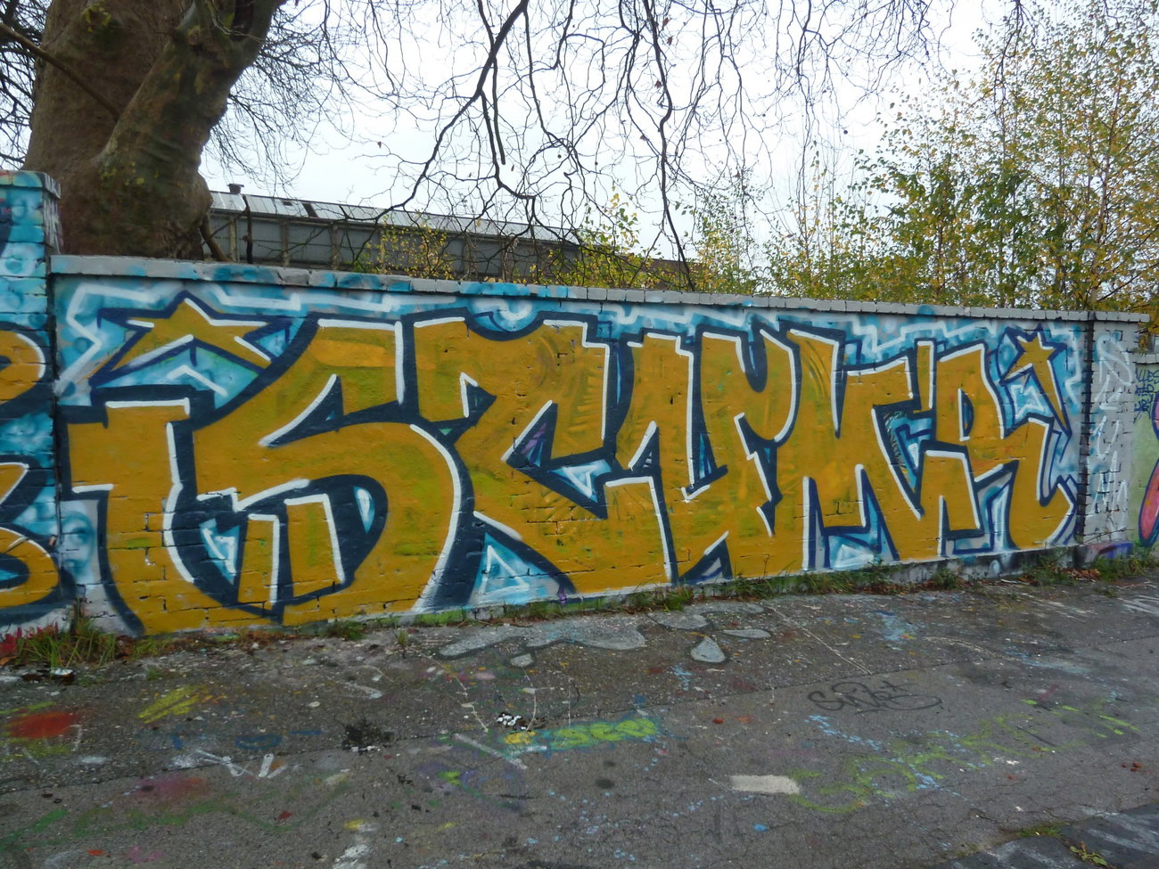 Graffiti Wall in Germany - Photo by PL_PartyZan - scum, scum'r, skum (2015)