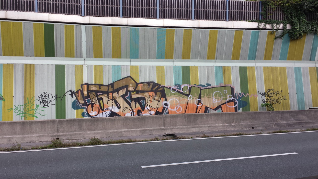 Graffiti Bombing in Essen - Photo by PL_PartyZan (2011)