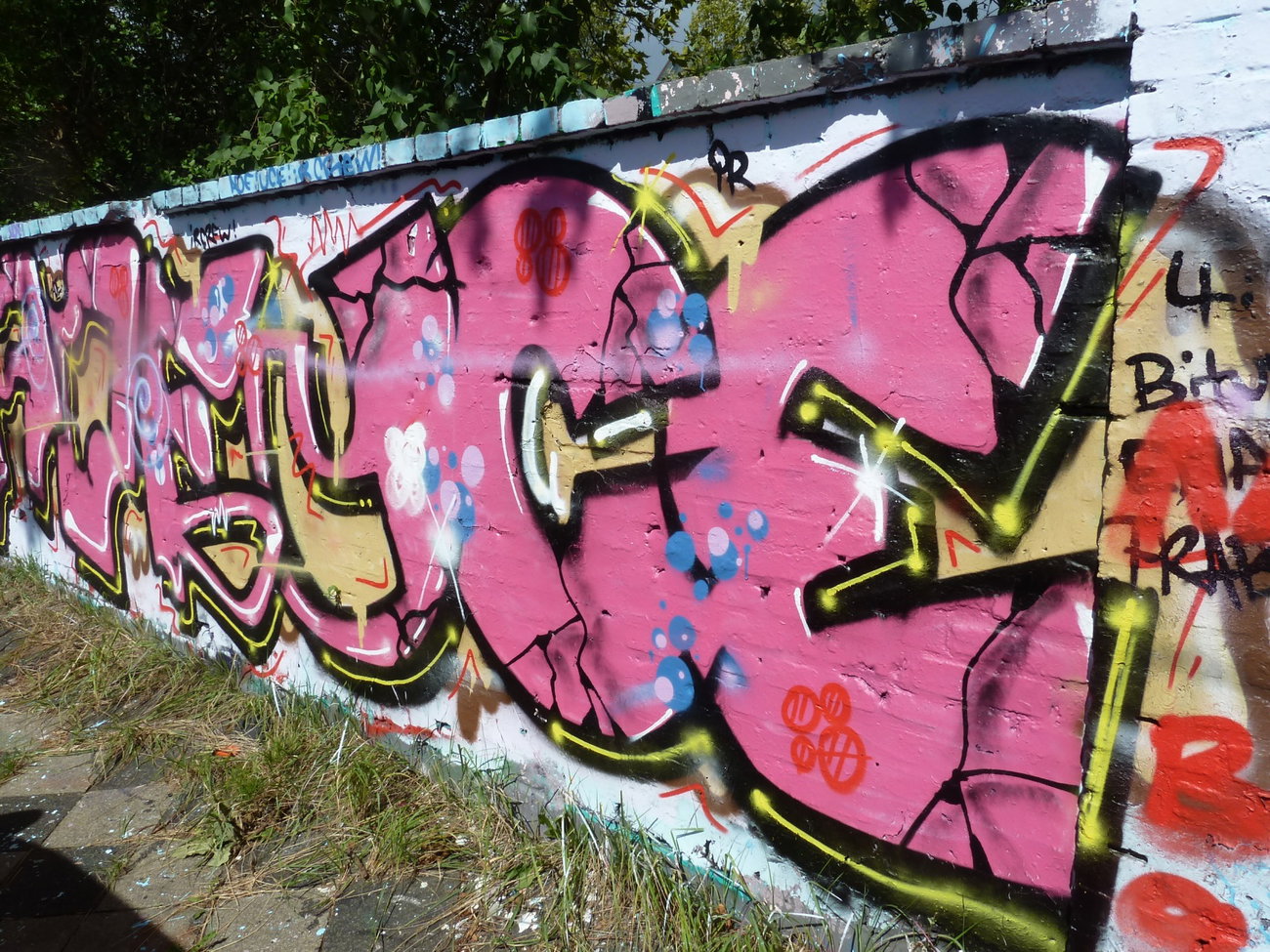 Graffiti Wall in Germany - Photo by PL_PartyZan - rush, zeig, beyk (2014)