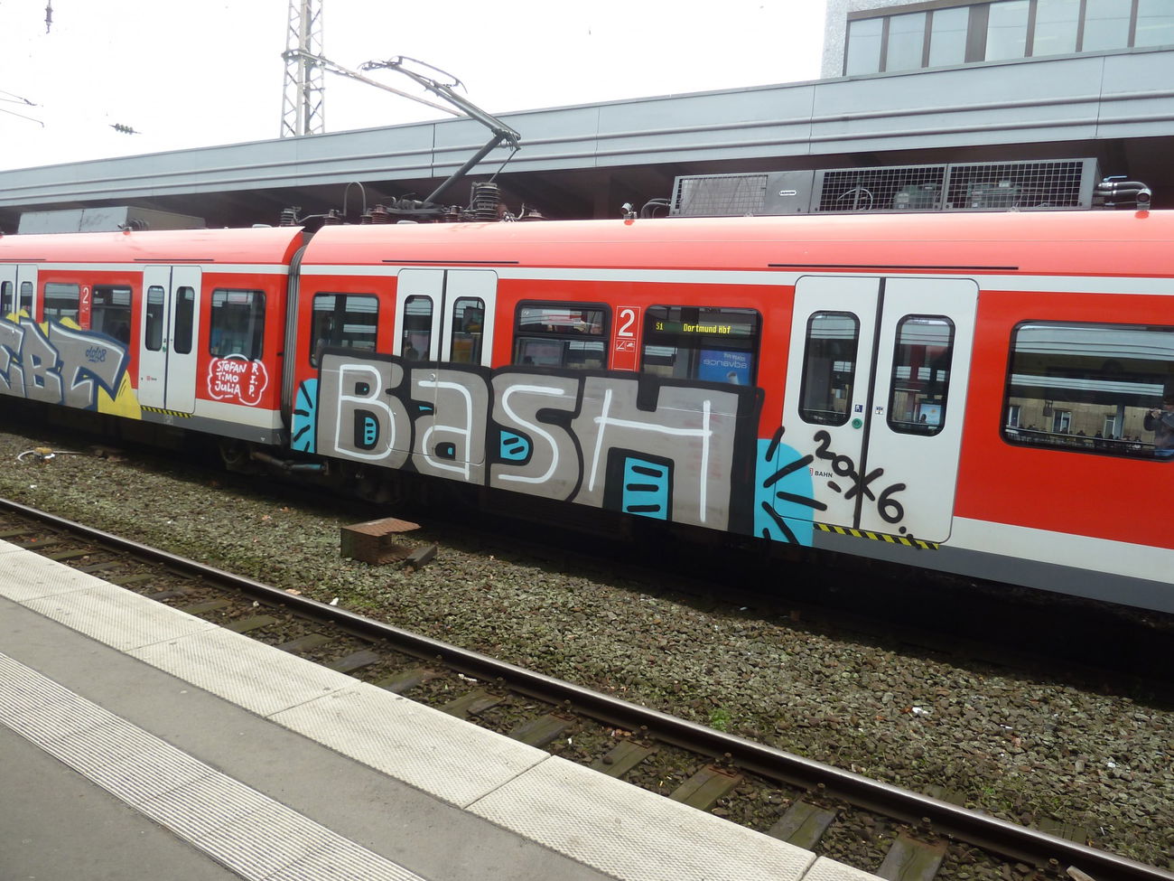 Graffiti Train in Germany - Photo by PL_PartyZan - bash, lebt (2016)