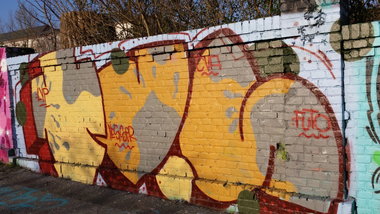 Graffiti Wall in Essen - Photo by PL_PartyZan - tv, tv's, crew (2015)