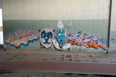 Graffiti Wall in Stettin - Photo by PL_PartyZan - luz, sluz, sluzik (2014)