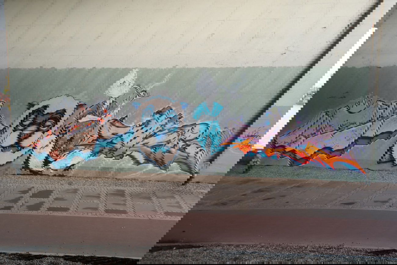 Graffiti Wall in Stettin - Photo by PL_PartyZan - luz, sluz, sluzik (2014)