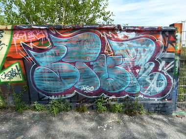Graffiti Wall in Germany - Photo by PL_PartyZan - cr, crew, stur (2014)