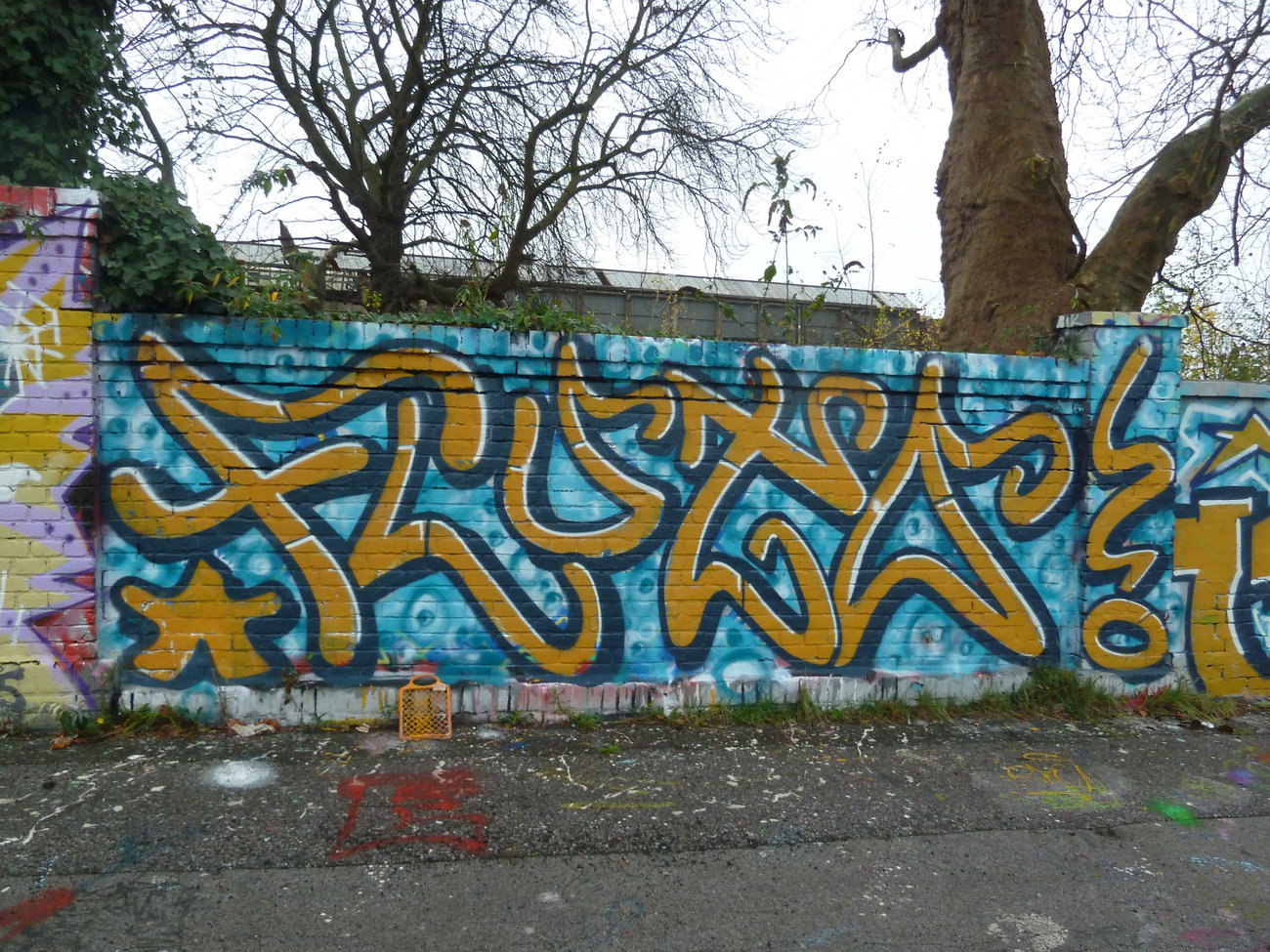 Graffiti Wall in Germany - Photo by PL_PartyZan - fluco, scum, scum'r (2015)