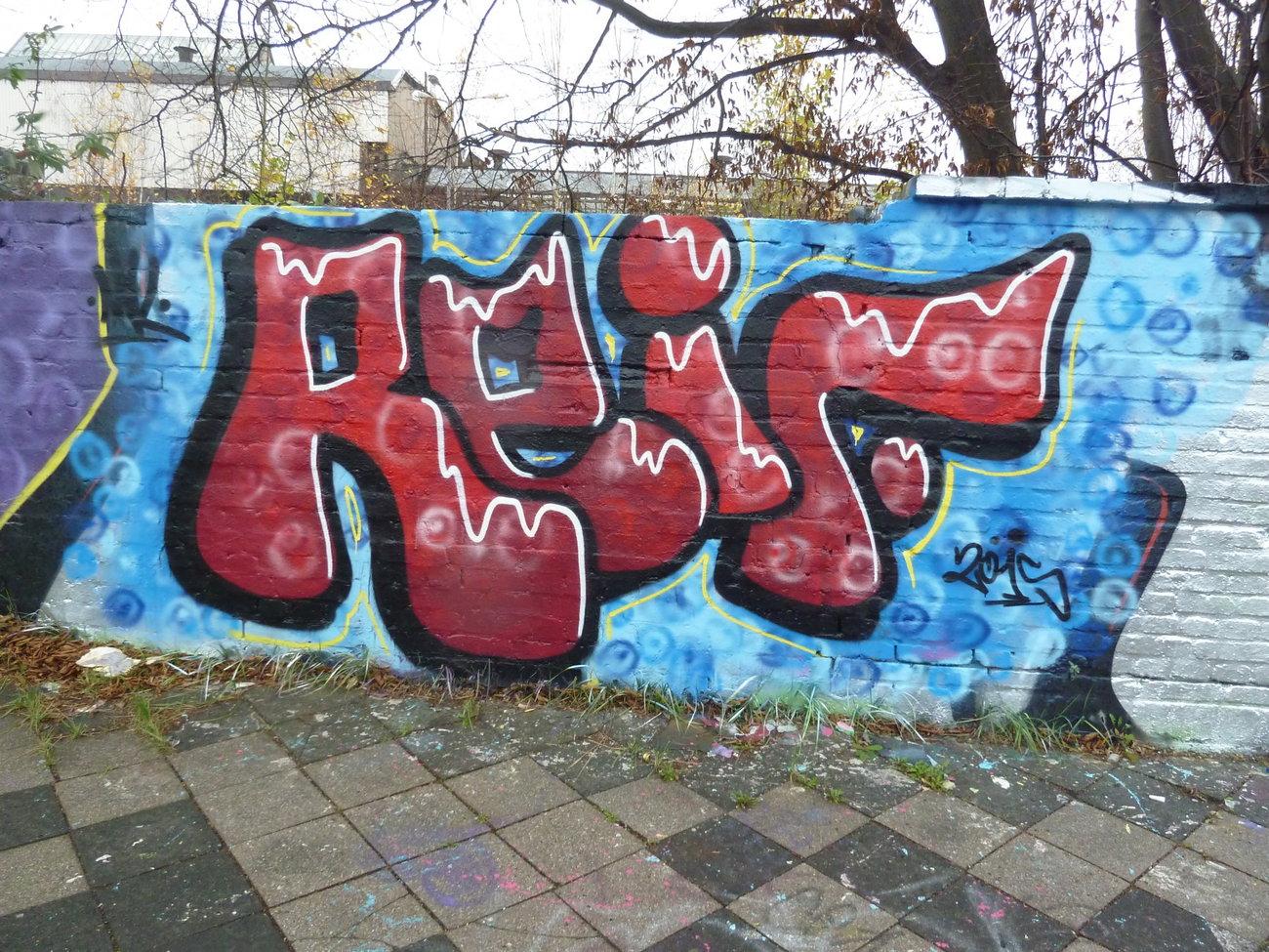 Graffiti Wall in Germany - Photo by PL_PartyZan - reif, mk, modus (2015)