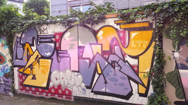 Graffiti Wall in Essen - Photo by PL_PartyZan (2015)