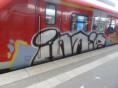 Graffiti Train in Germany - Photo by PL_PartyZan - indie, frek, fgis (2016)