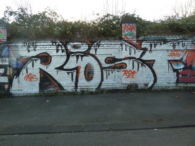 Graffiti Wall in Essen - Photo by PL_PartyZan - rost, oper, kein (2014)