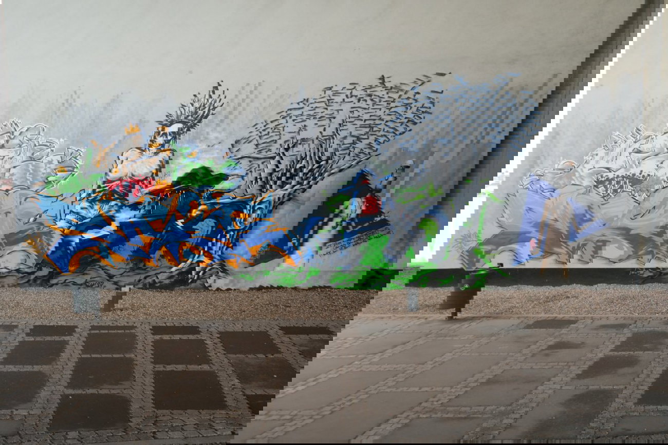 Graffiti Wall in Stettin - Photo by PL_PartyZan - sack, sluzik, luzik (2014)