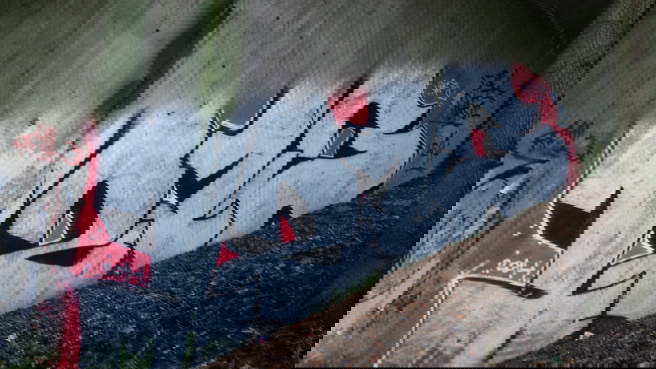 Graffiti Bombing in Essen - Photo by PL_PartyZan - 1213, smf, dbf (2014)