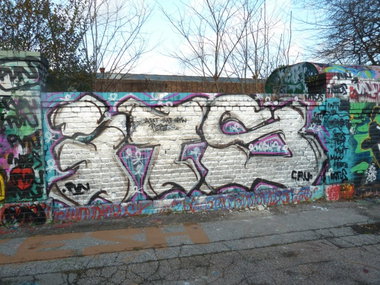 Graffiti Wall in Essen - Photo by PL_PartyZan - hall, of, fame (2015)