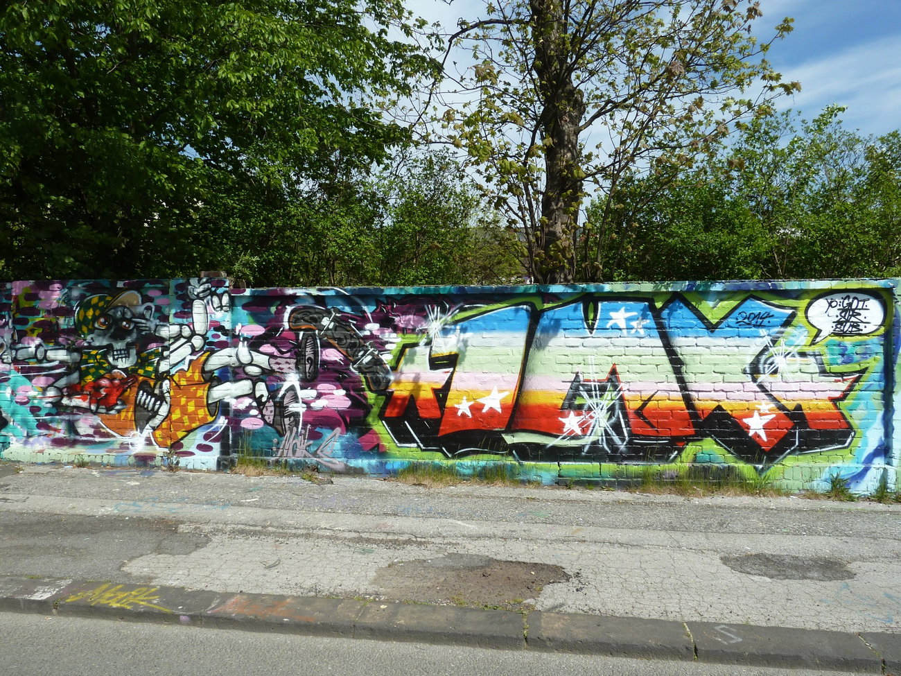 Graffiti Wall - Photo by PL_PartyZan - imx, hall, of (2014)