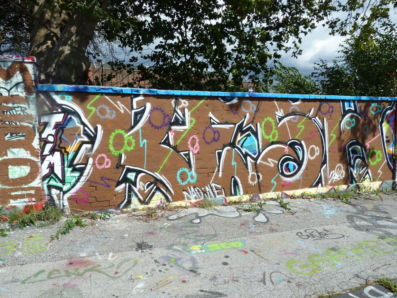 Graffiti Wall in Germany - Photo by PL_PartyZan - cr, crew, stur (2014)