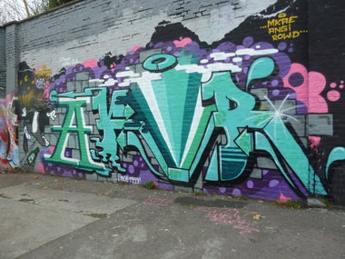 Graffiti Wall in Essen - Photo by PL_PartyZan - hall, of, fame (2015)