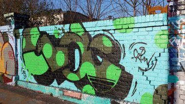 Graffiti Wall in Essen - Photo by PL_PartyZan - tv, tv's, crew (2015)