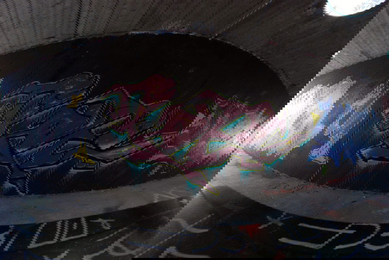 Graffiti Wall in Lausanne - Photo by POE26 (2013)