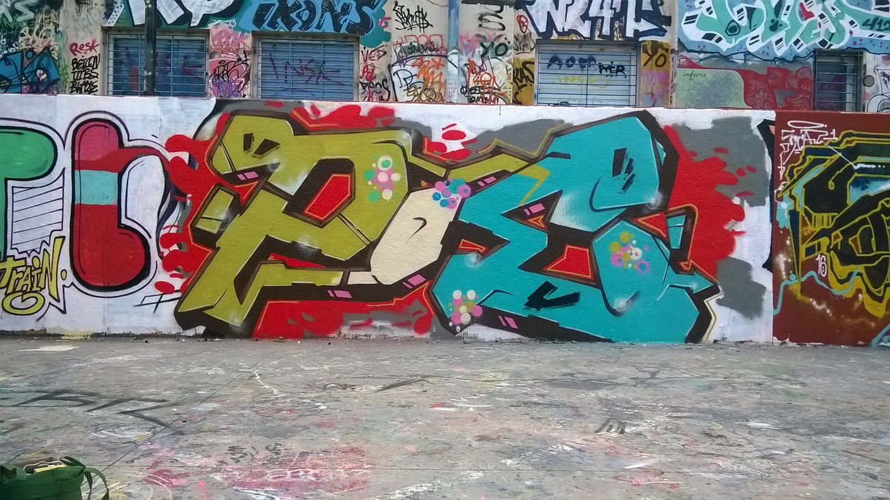 Graffiti Wall - Photo by POE26 (2016)