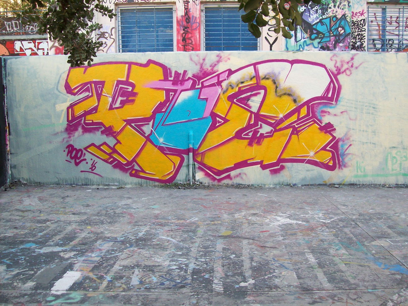 Graffiti Wall - Photo by POE26 (2016)