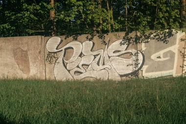Graffiti Wall in Riga - Photo by POEMS - Riga, Latvia, Poems (2014)